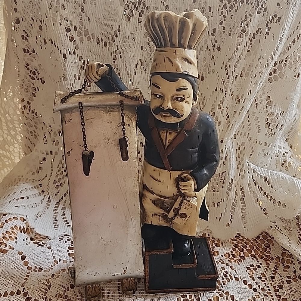 Chef With Menu Board